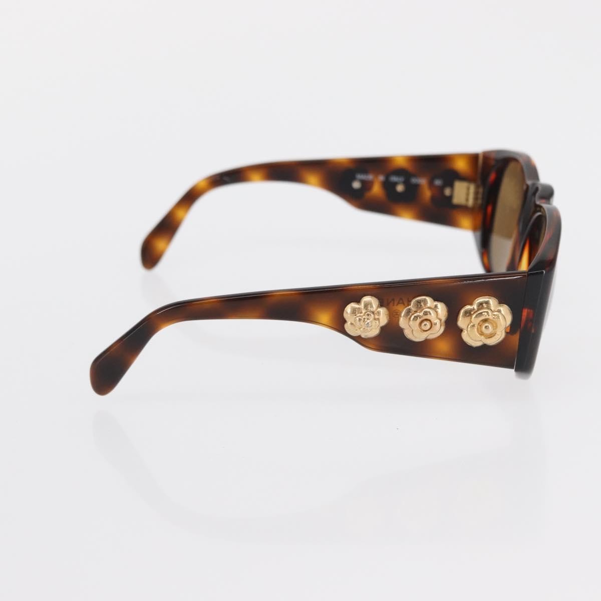 Chanel Camélia Sunglasses Plastic Brown Plastic Sunglasse Accessory