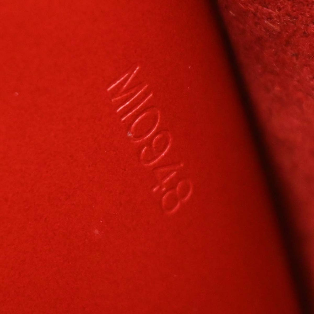Louis Vuitton Pont Neuf Handbag Epi Leather Red Leather Handbag