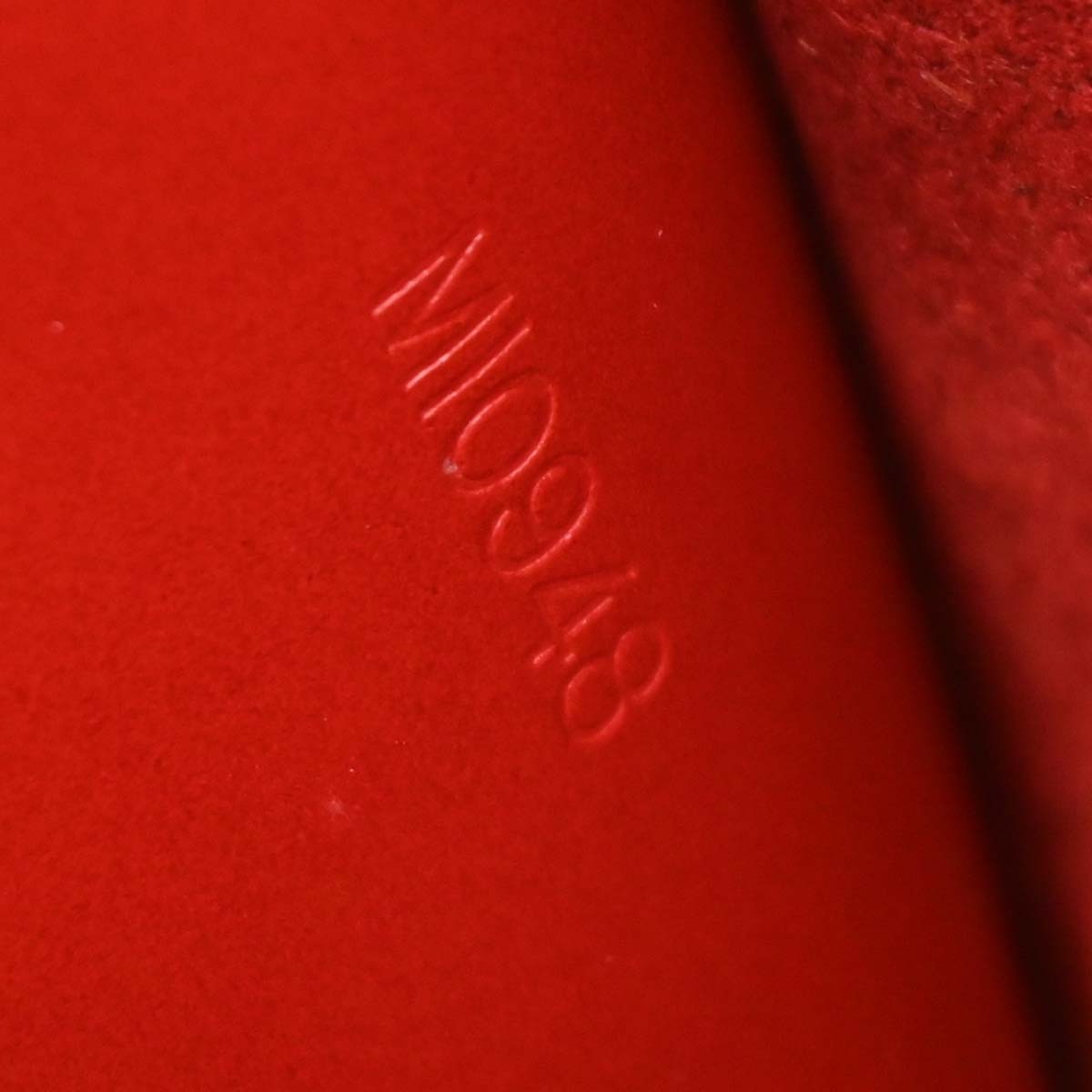 Louis Vuitton Pont Neuf Handbag Epi Leather Red Leather Handbag