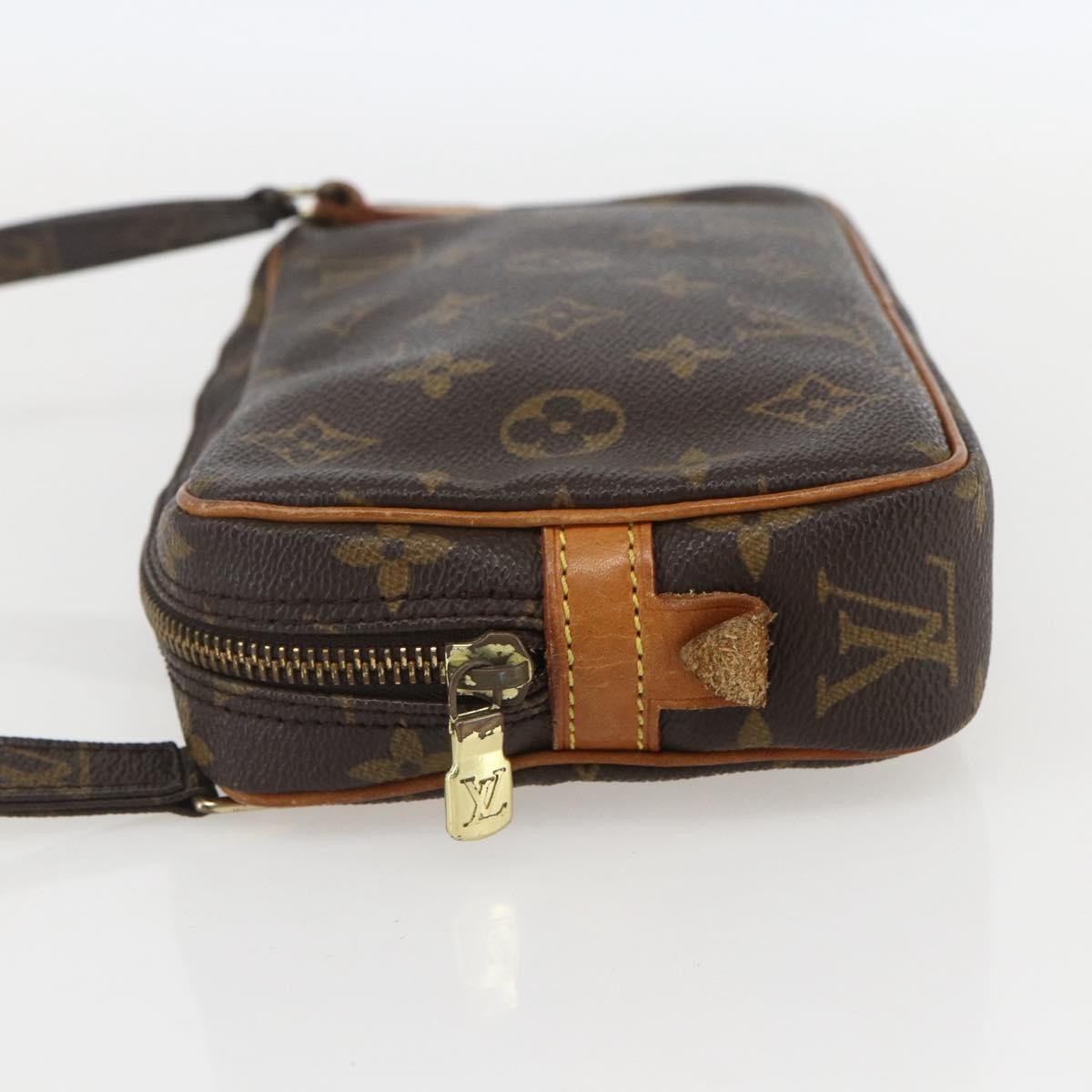 Louis Vuitton Pochette Marly Bandouliere Bag Monogram Canvas Brown Canvas Clutche & Pouche Bag