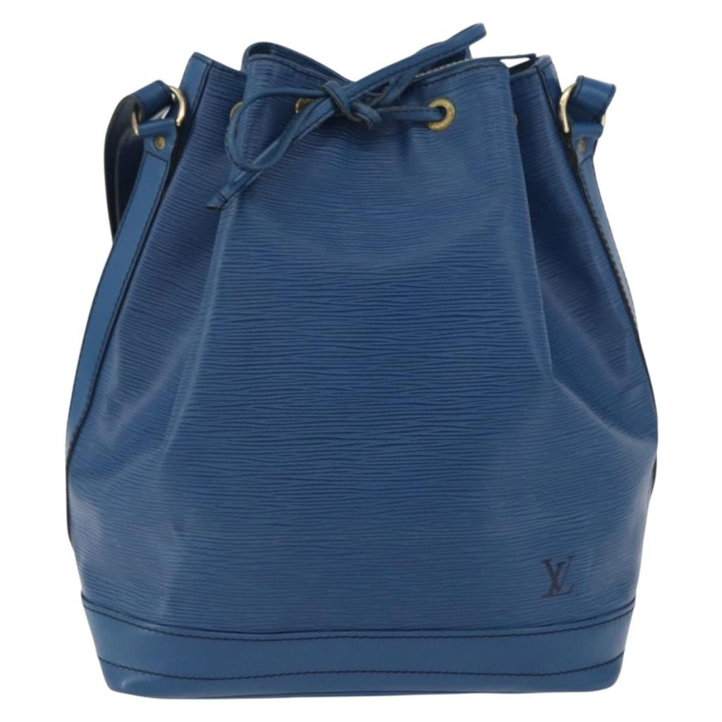 Louis Vuitton Petit Noe Nm Handbag Epi Leather Blue Leather Shoulder Bag