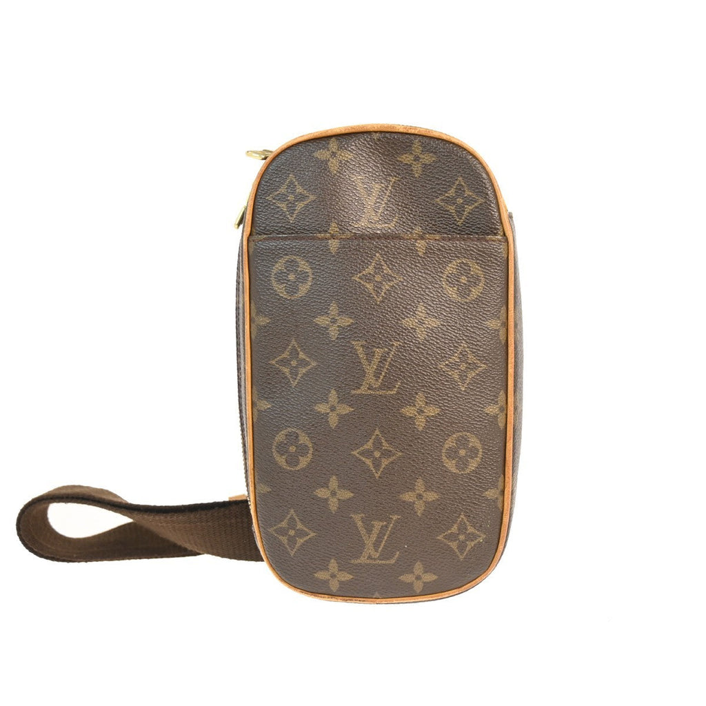 Louis Vuitton Pochette Gange Monogram Canvas Brown Canvas Clutche & Pouche Bag