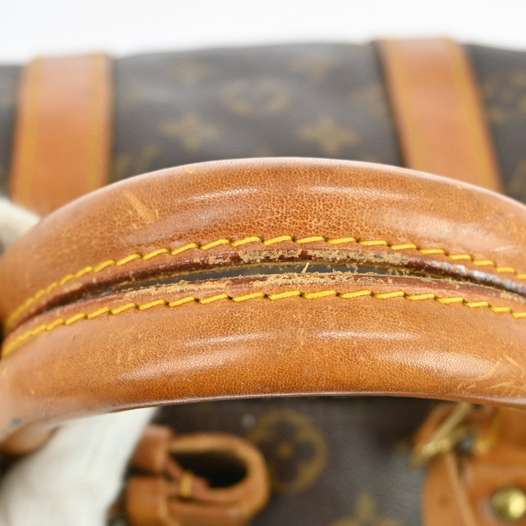 Louis Vuitton Keepall Bag Monogram Canvas Brown Canvas Travel Bag