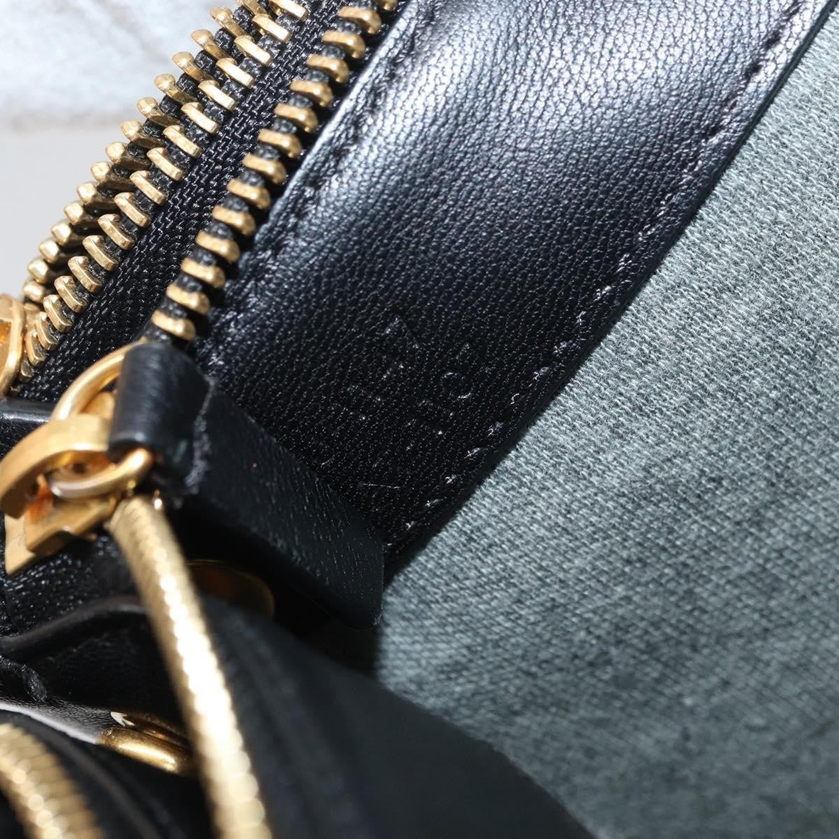 Celine Trio Crossbody Bag Leather Black Leather Shoulder Bag Bag