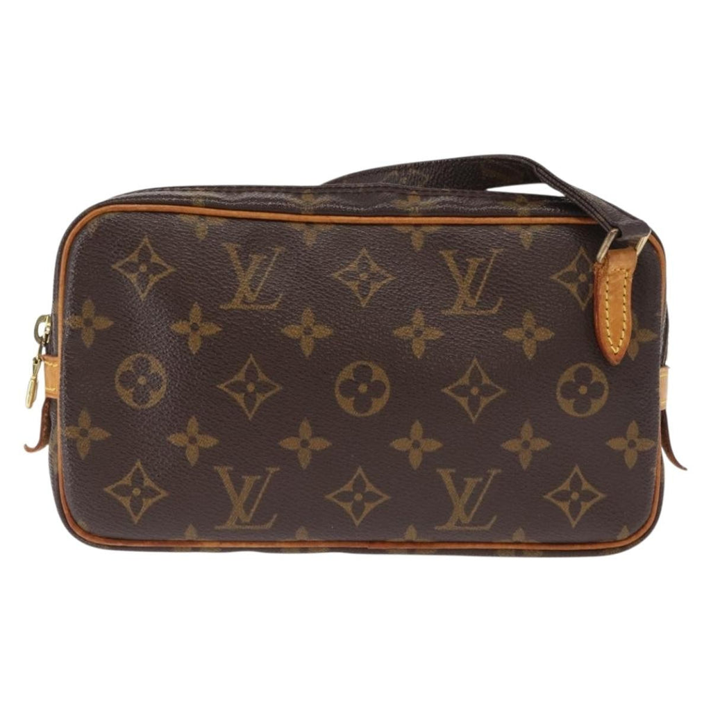 Louis Vuitton Pochette Marly Bandouliere Bag Monogram Canvas Brown Canvas Shoulder Bag