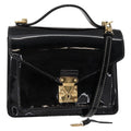 Louis Vuitton Monceau Handbag Vernis Black Patent_Leather Handbag