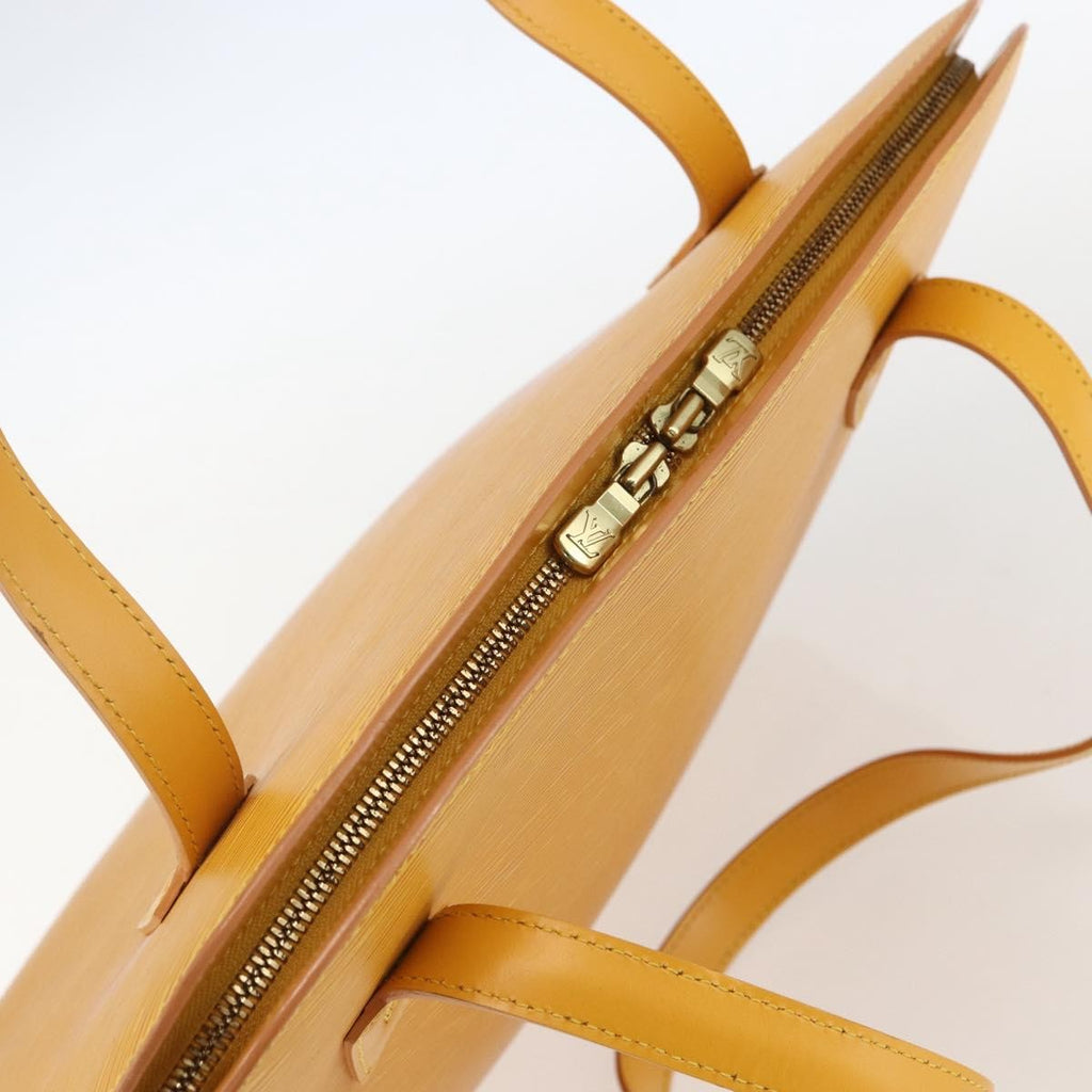 Louis Vuitton Lussac Handbag Epi Leather Yellow Leather Shoulder Bag
