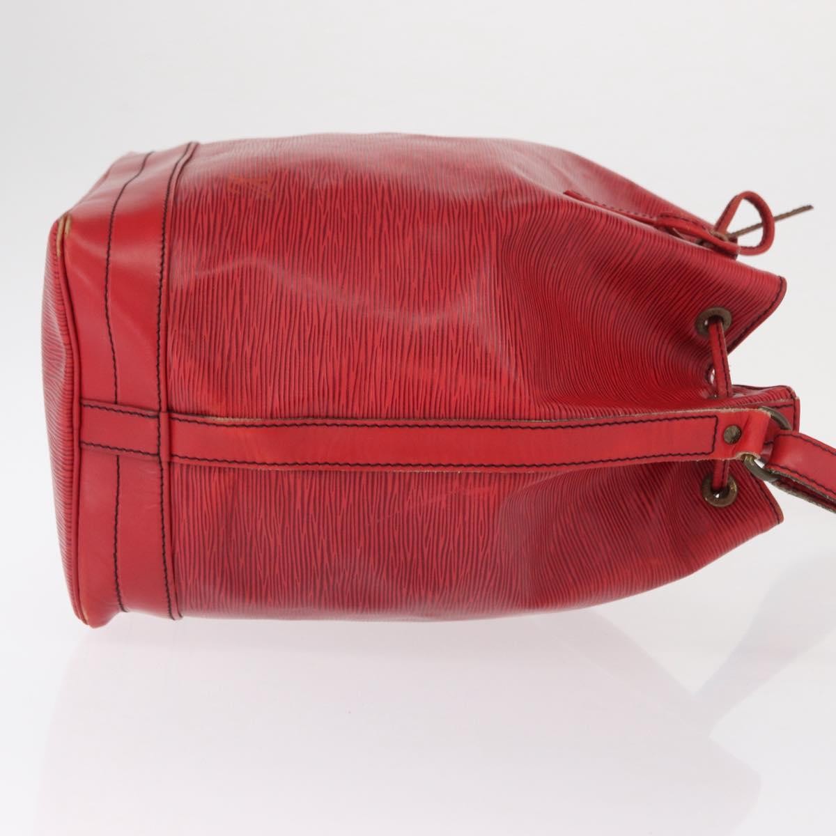 Louis Vuitton Noe Handbag Epi Leather Red Leather Shoulder Bag