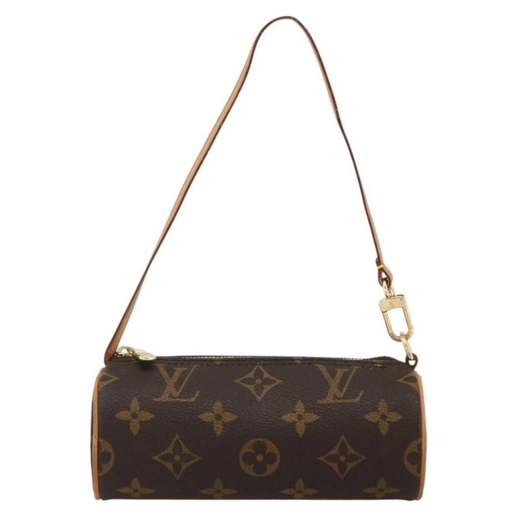 Louis Vuitton Papillon Pochette Monogram Canvas Brown Canvas Clutche & Pouche Bag