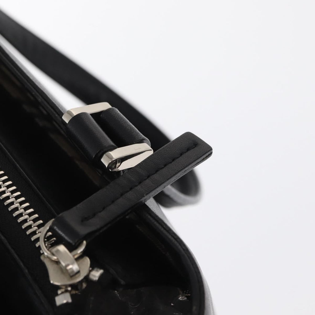 Burberry Vintage Handbag Leather Black Leather Handbag