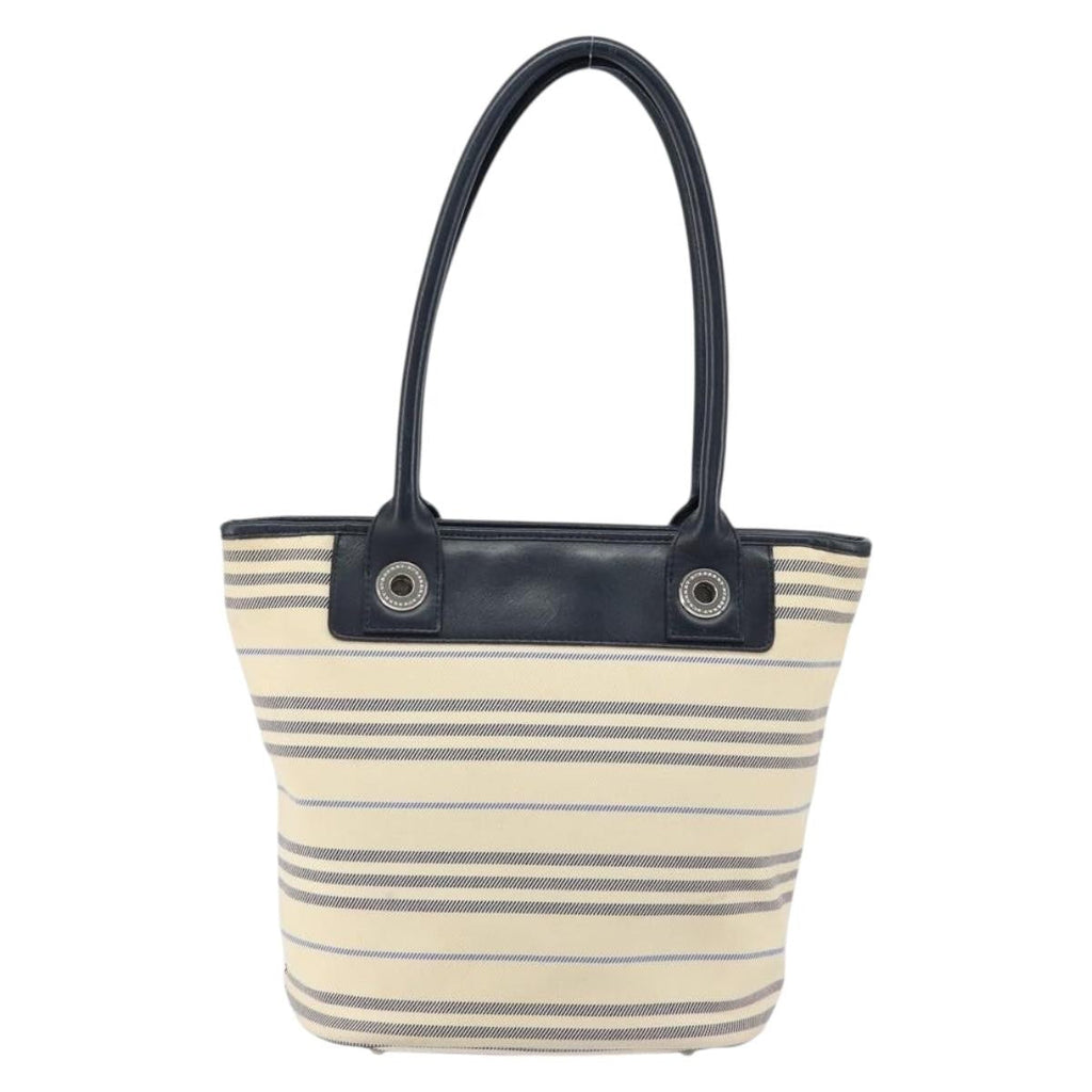 Burberry Vintage Tote Bag Canvas Beige Canvas Tote Bag