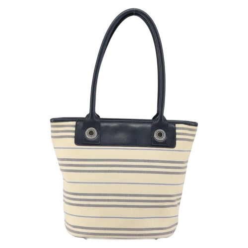 Burberry Vintage Tote Bag Canvas Beige Canvas Tote Bag