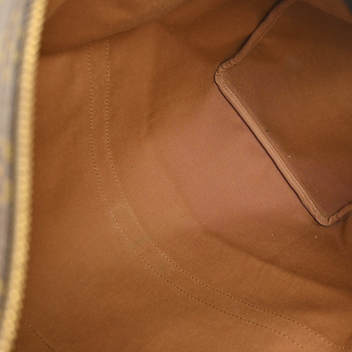 Louis Vuitton Keepall Bag Monogram Canvas Brown Canvas Travel Bag