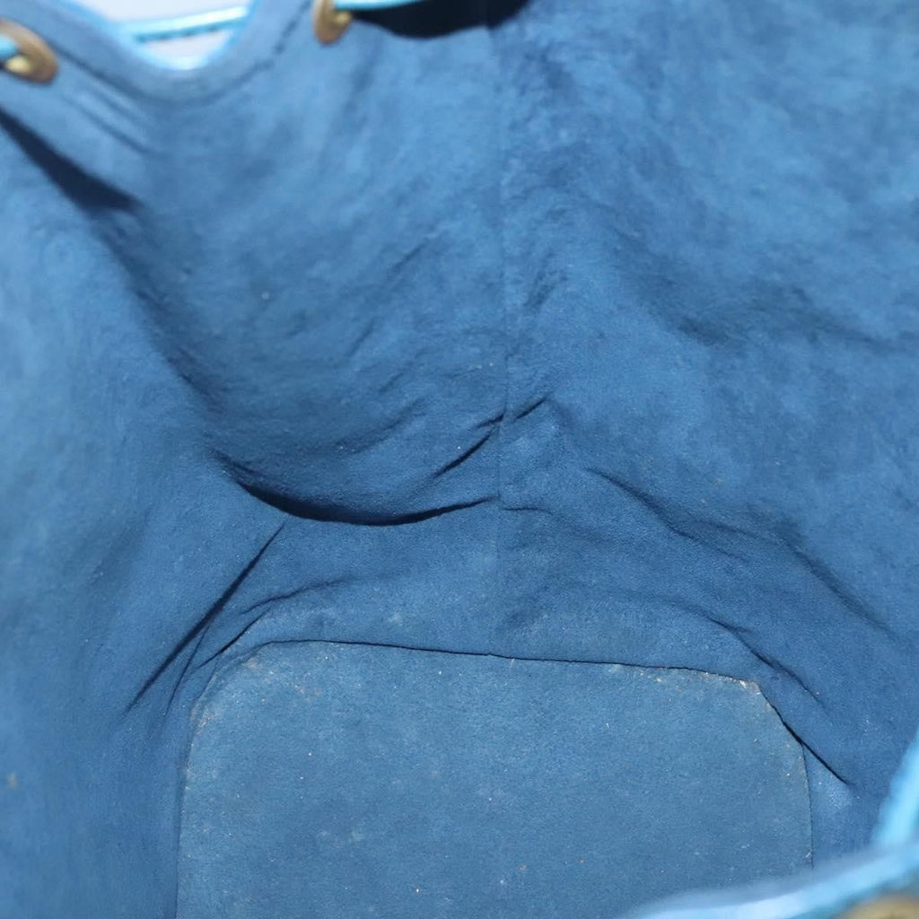 Louis Vuitton Noe Handbag Epi Leather Blue Leather Bag