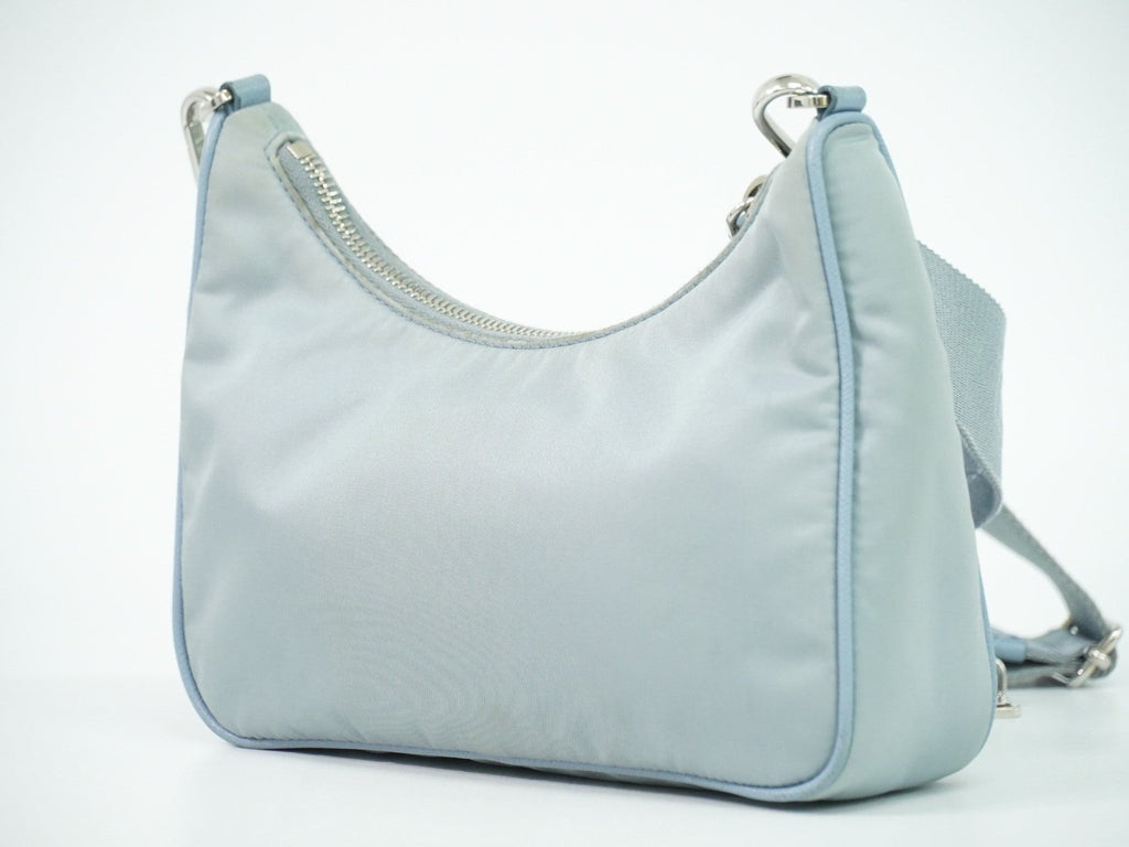 Prada Re-Edition 2005 Shoulder Bag Tessuto Blue Nylon Shoulder Bag Bag