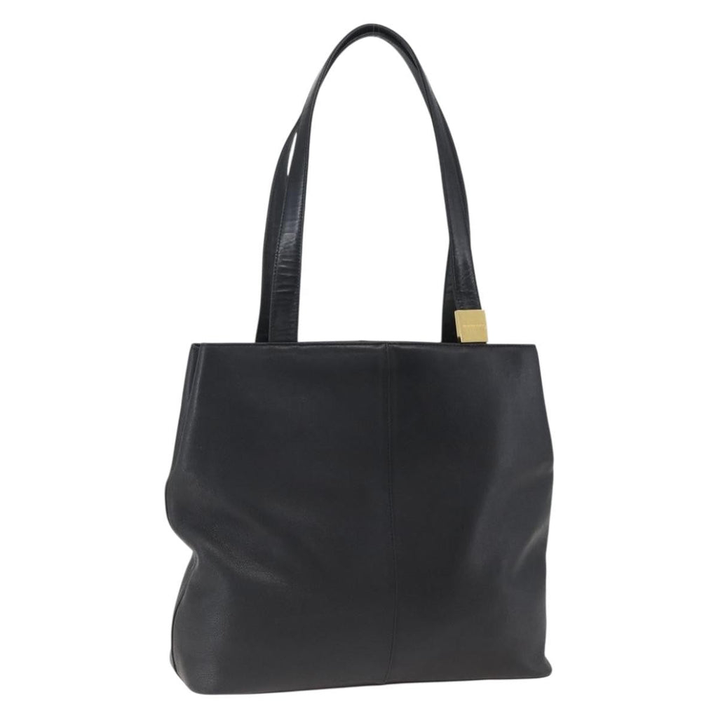 Burberry Vintage Tote Bag Leather Black Leather Tote Bag