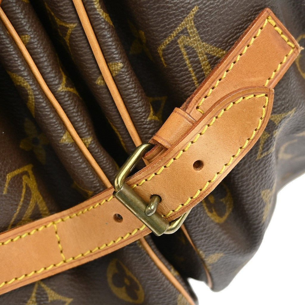 Louis Vuitton Saumur Handbag Monogram Canvas Brown Canvas Shoulder Bag