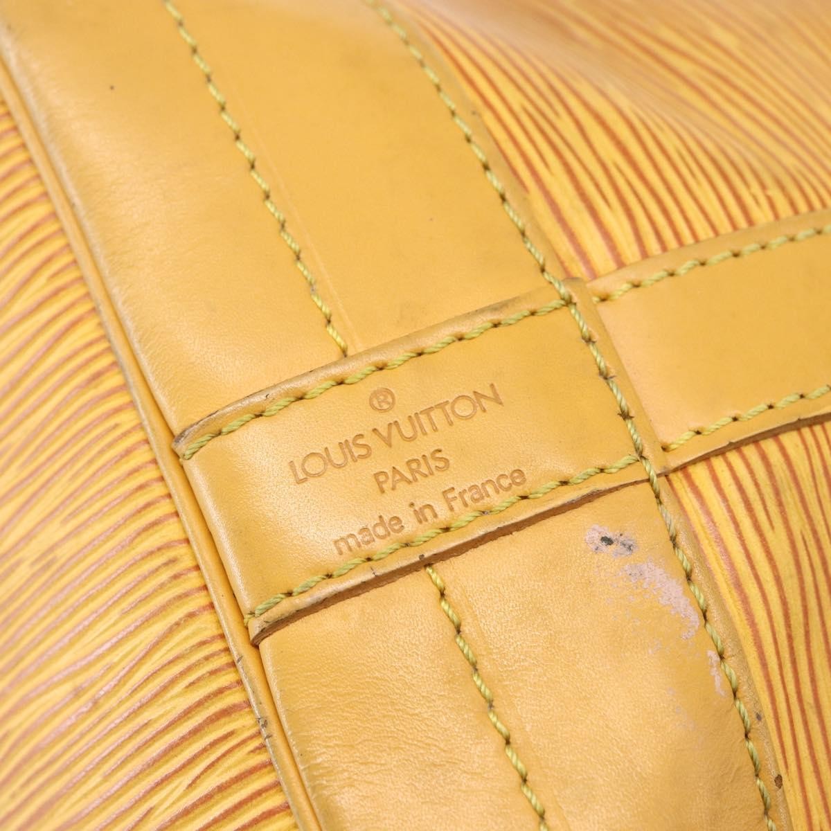 Louis Vuitton Petit Noe Nm Handbag Epi Leather Yellow Leather Shoulder Bag