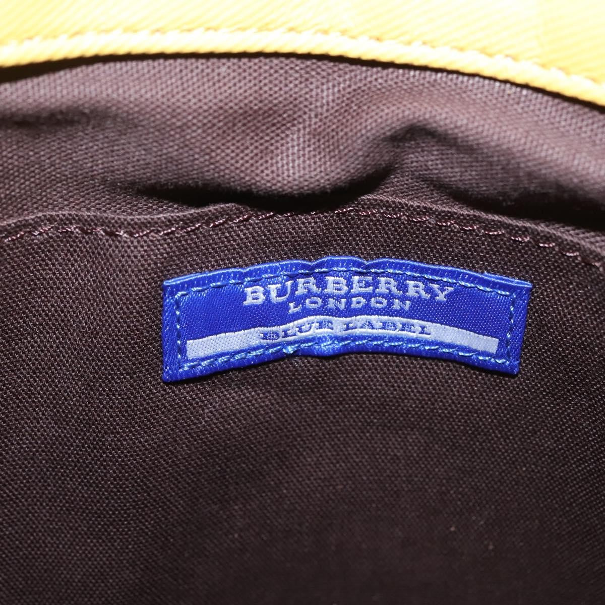 Burberry Blue Label Tote Bag Leather Yellow Leather Tote Bag
