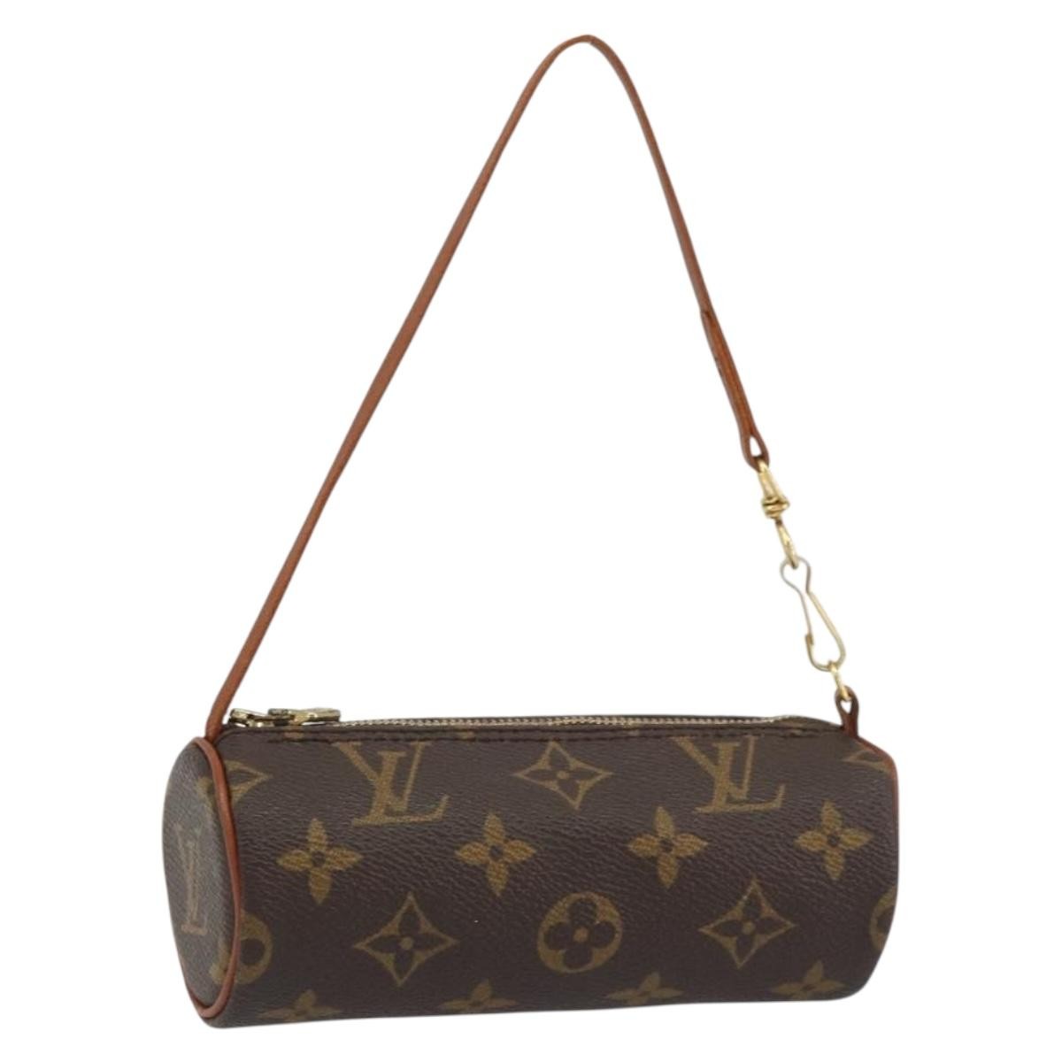 Louis Vuitton Papillon Pochette Monogram Canvas Brown Canvas Clutche & Pouche Bag