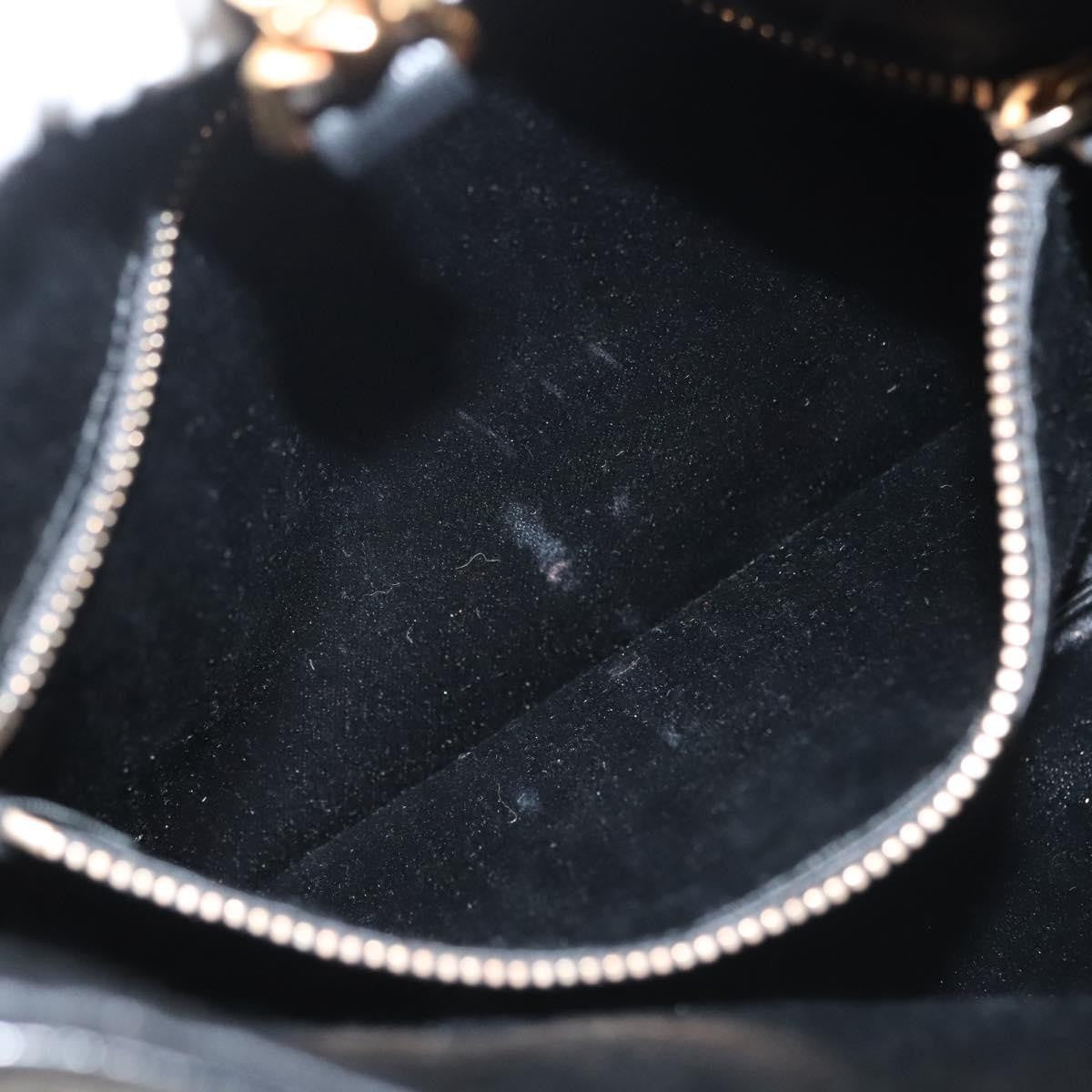 Prada Bow Shoulder Bag Vernice Saffiano Leather Black Leather Bag