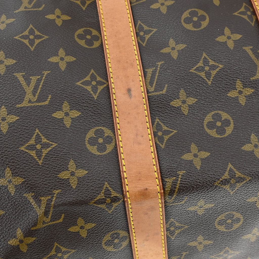 Louis Vuitton Keepall Bag Monogram Canvas Brown Canvas Travel Bag
