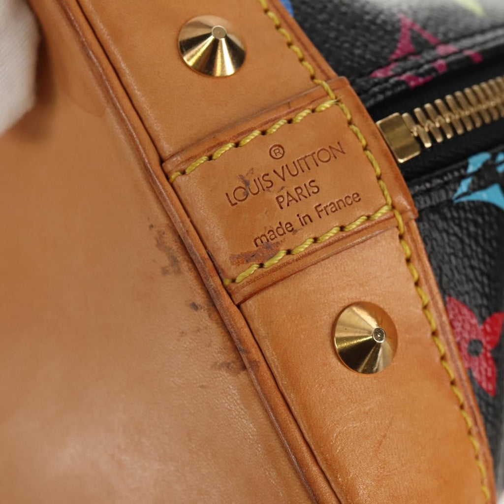 Louis Vuitton Alma Handbag Monogram Multicolor Multicolour Canvas Handbag