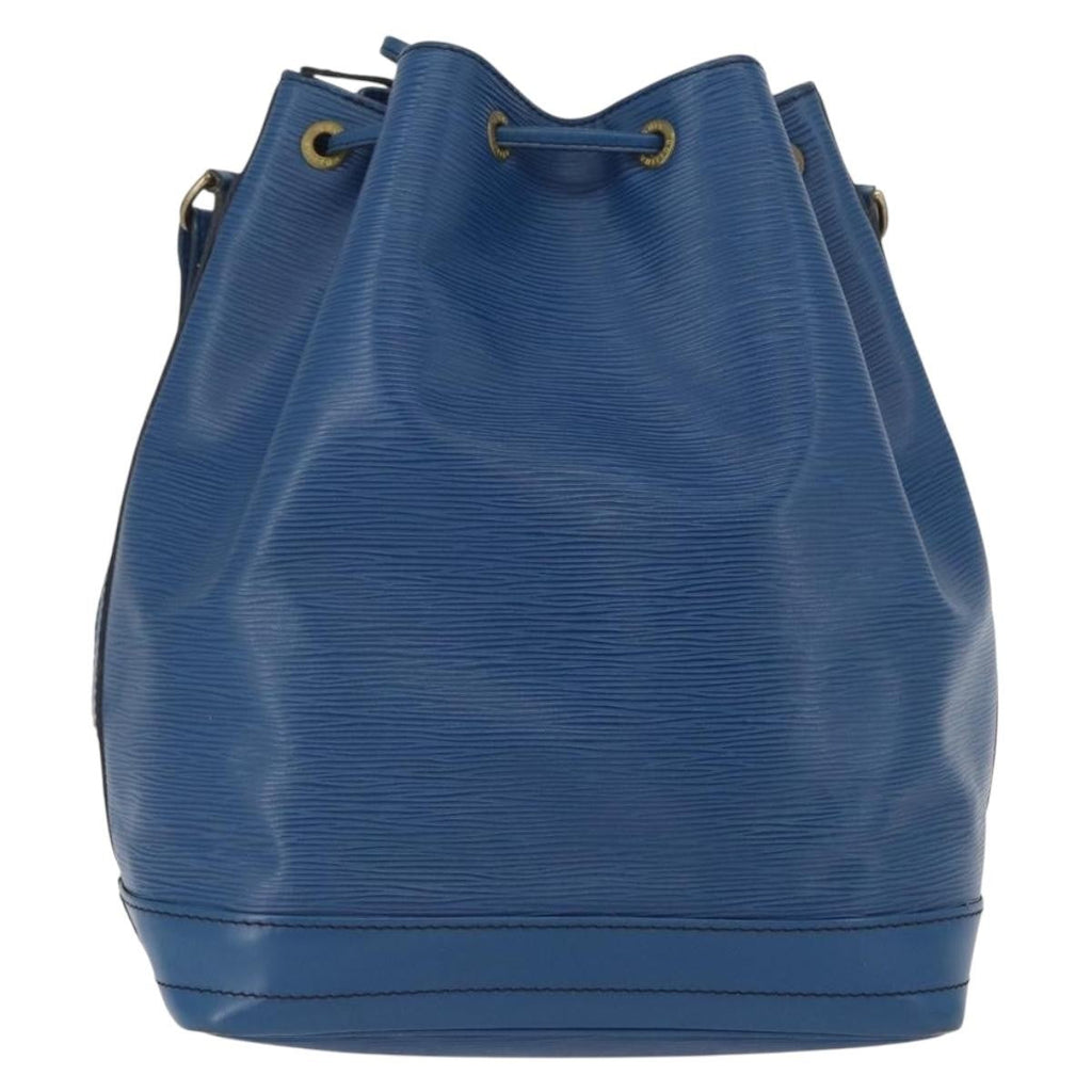 Louis Vuitton Petit Noe Nm Handbag Epi Leather Blue Leather Shoulder Bag