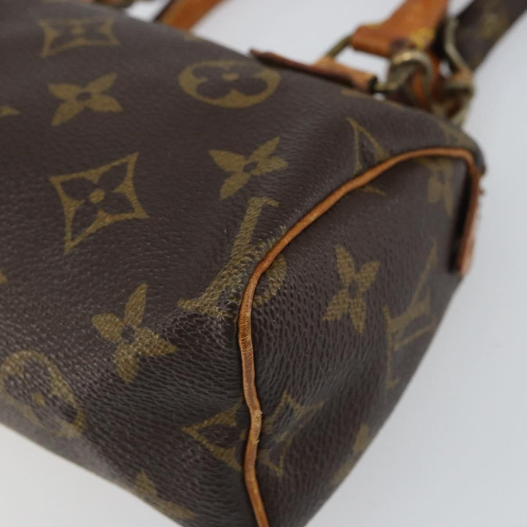 Louis Vuitton Speedy Mini Hl Handbag Monogram Canvas Brown Canvas Handbag
