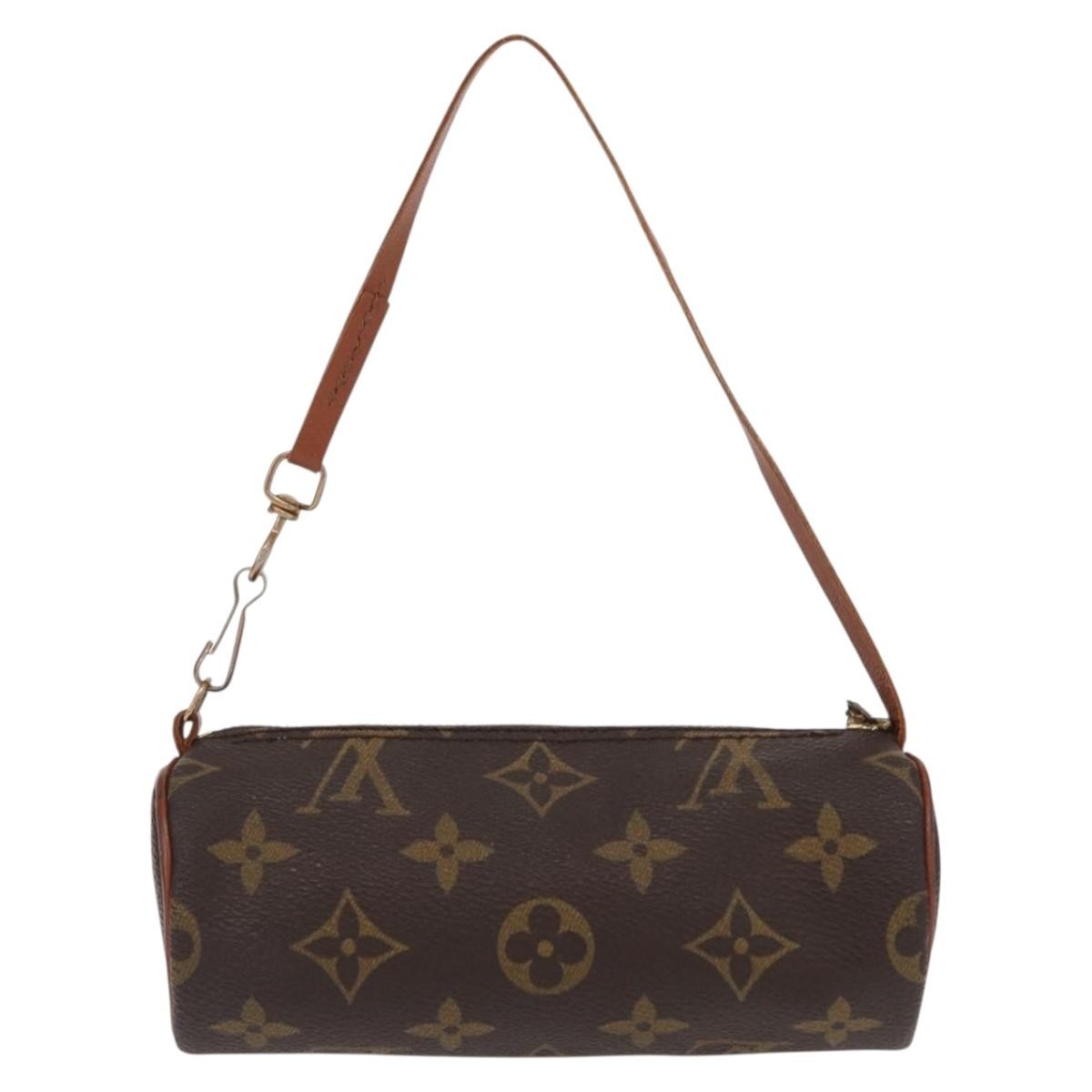 Louis Vuitton Papillon Pochette Monogram Canvas Brown Canvas Clutche & Pouche Bag
