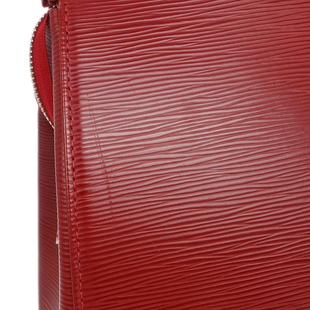 Louis Vuitton Brea Handbag Epi Leather Red Leather Tote Bag