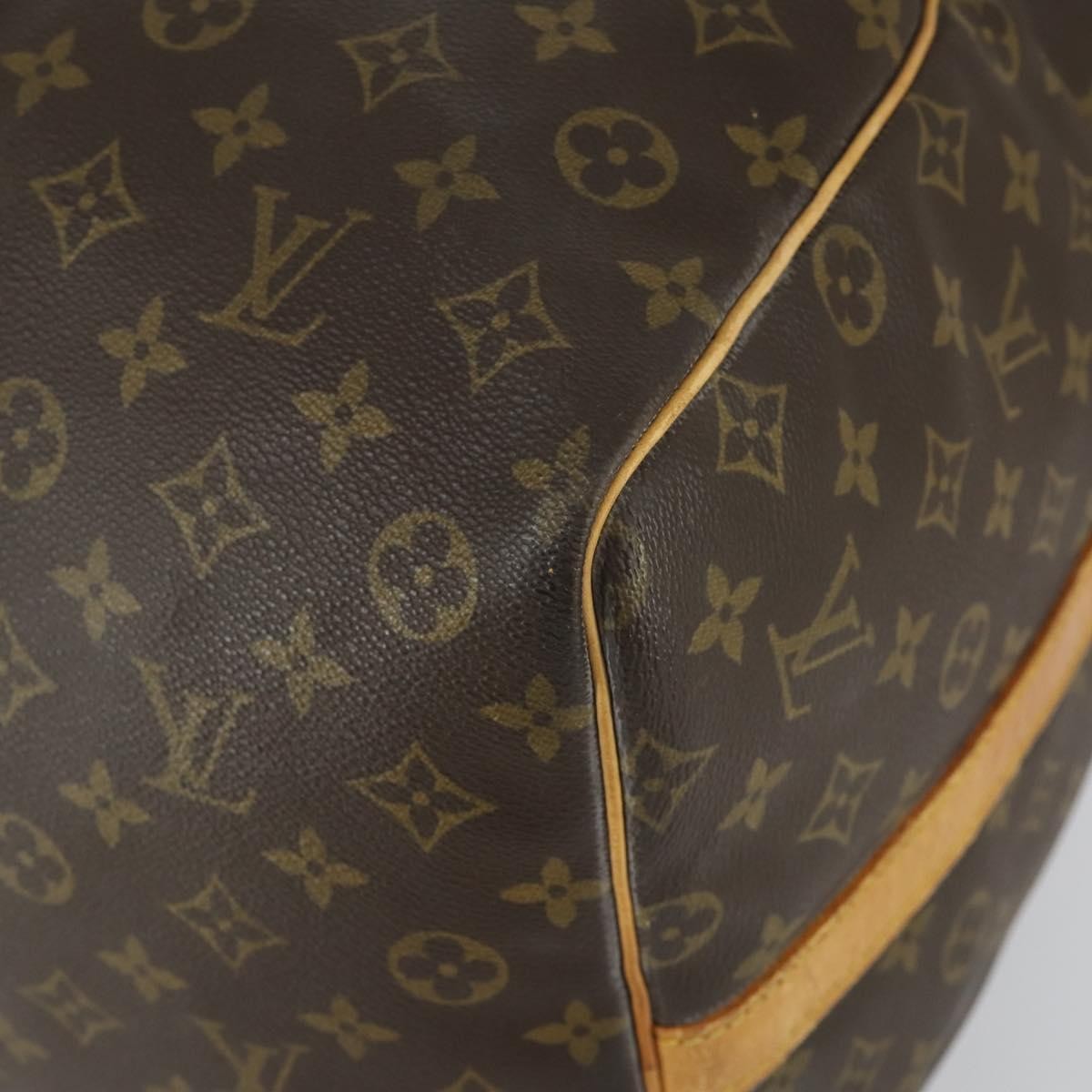 Louis Vuitton Keepall Bandouliere Bag Monogram Canvas Brown Canvas Travel Bag
