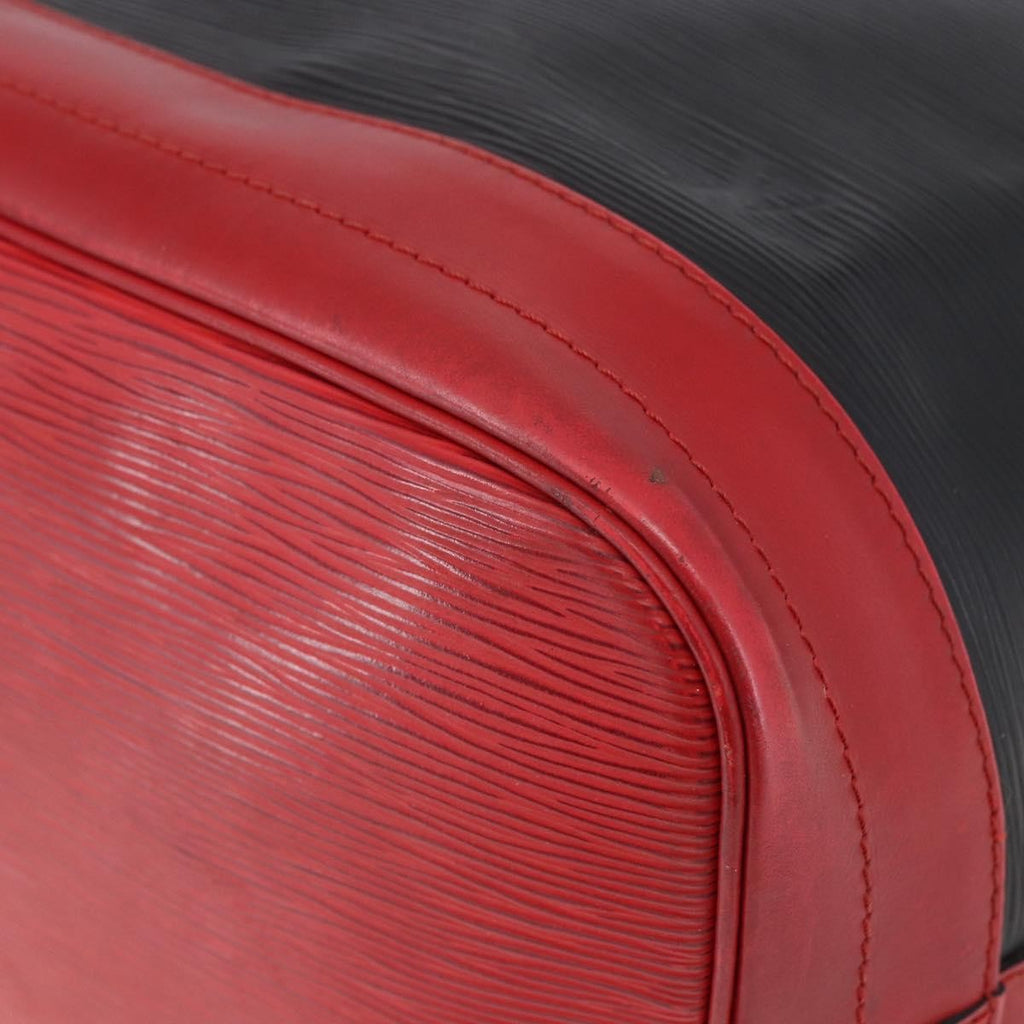 Louis Vuitton Bicolor Noe Handbag Epi Leather Black Leather Bag