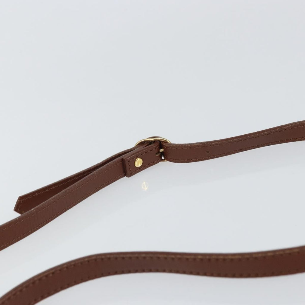 Burberry Vintage Shoulder Bag Leather Brown Leather Shoulder Bag