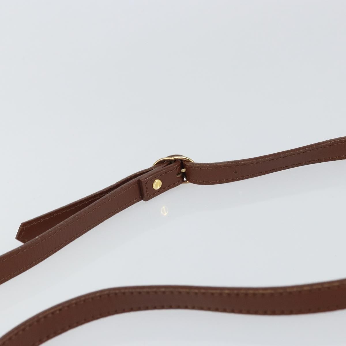 Burberry Vintage Shoulder Bag Leather Brown Leather Shoulder Bag