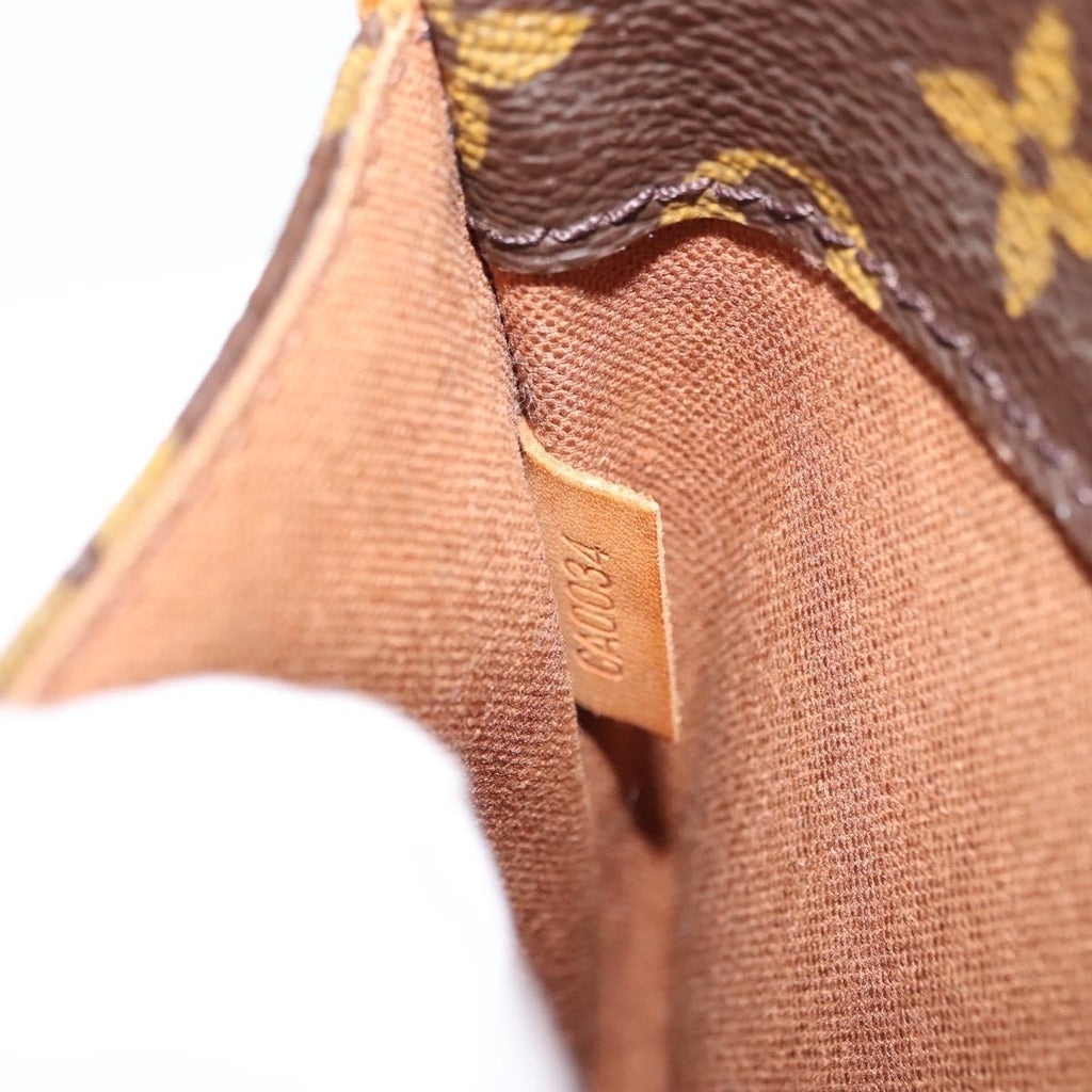 Louis Vuitton Pochette Gange Monogram Canvas Brown Canvas Clutche & Pouche Bag