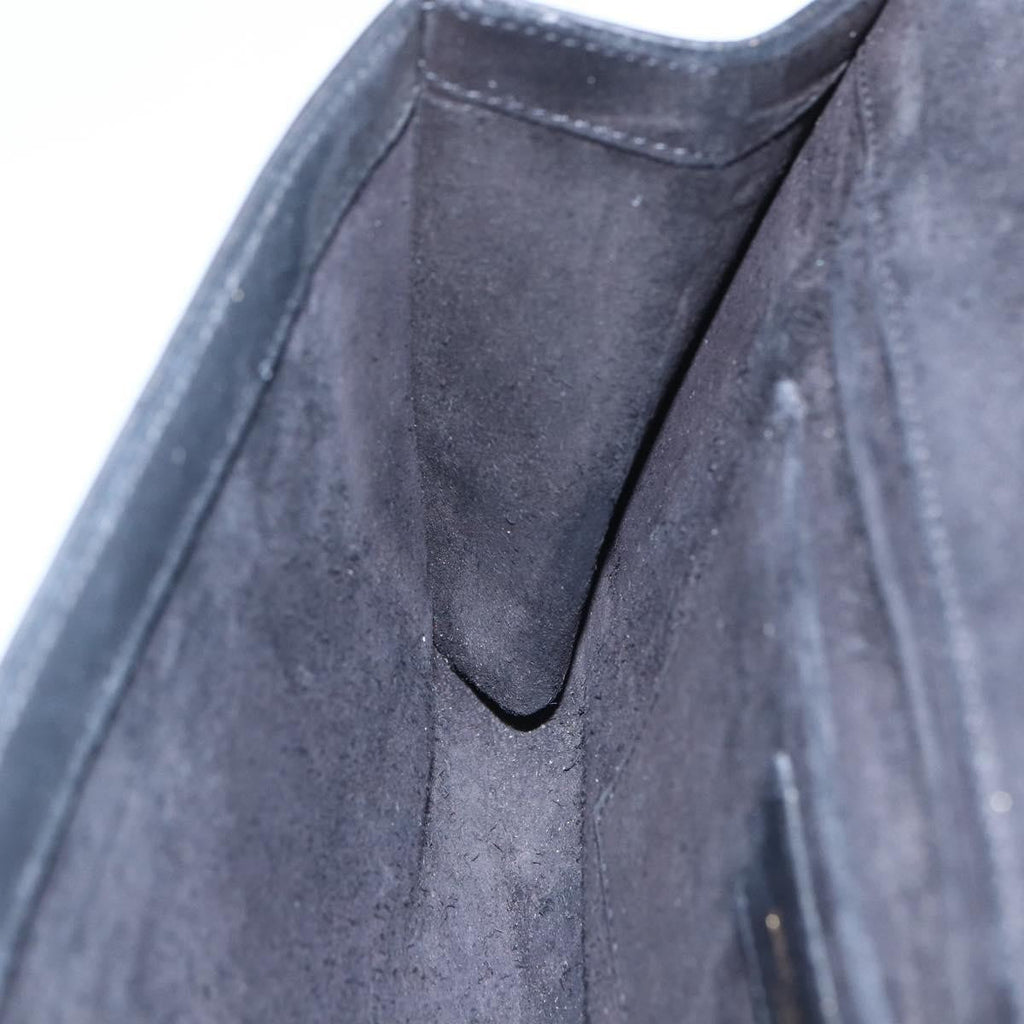 Saint Laurent Chyc Clutch Leather Black Leather Clutche & Pouche Bag (Pre-Owned)