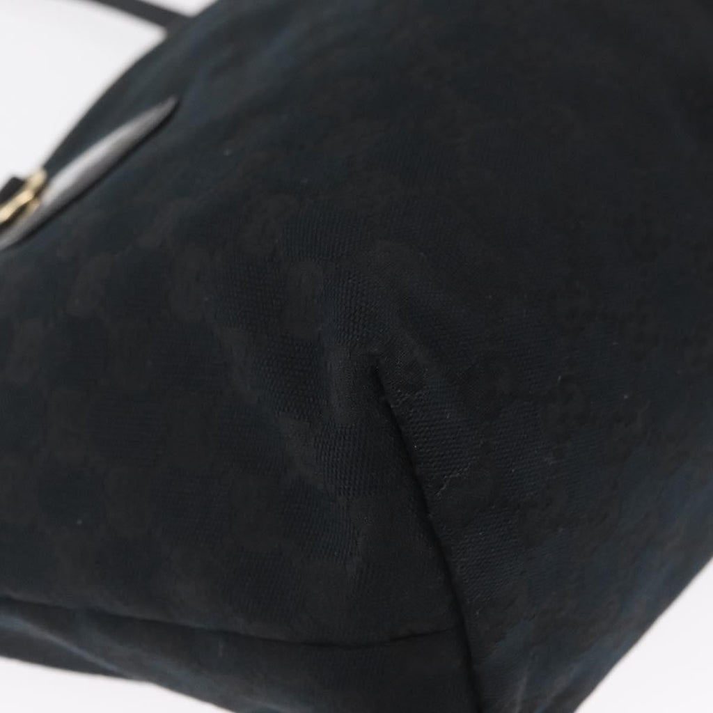 Gucci Jolie Web Tote Gg Canvas Black Canvas Tote Bag Bag (Pre-Owned)