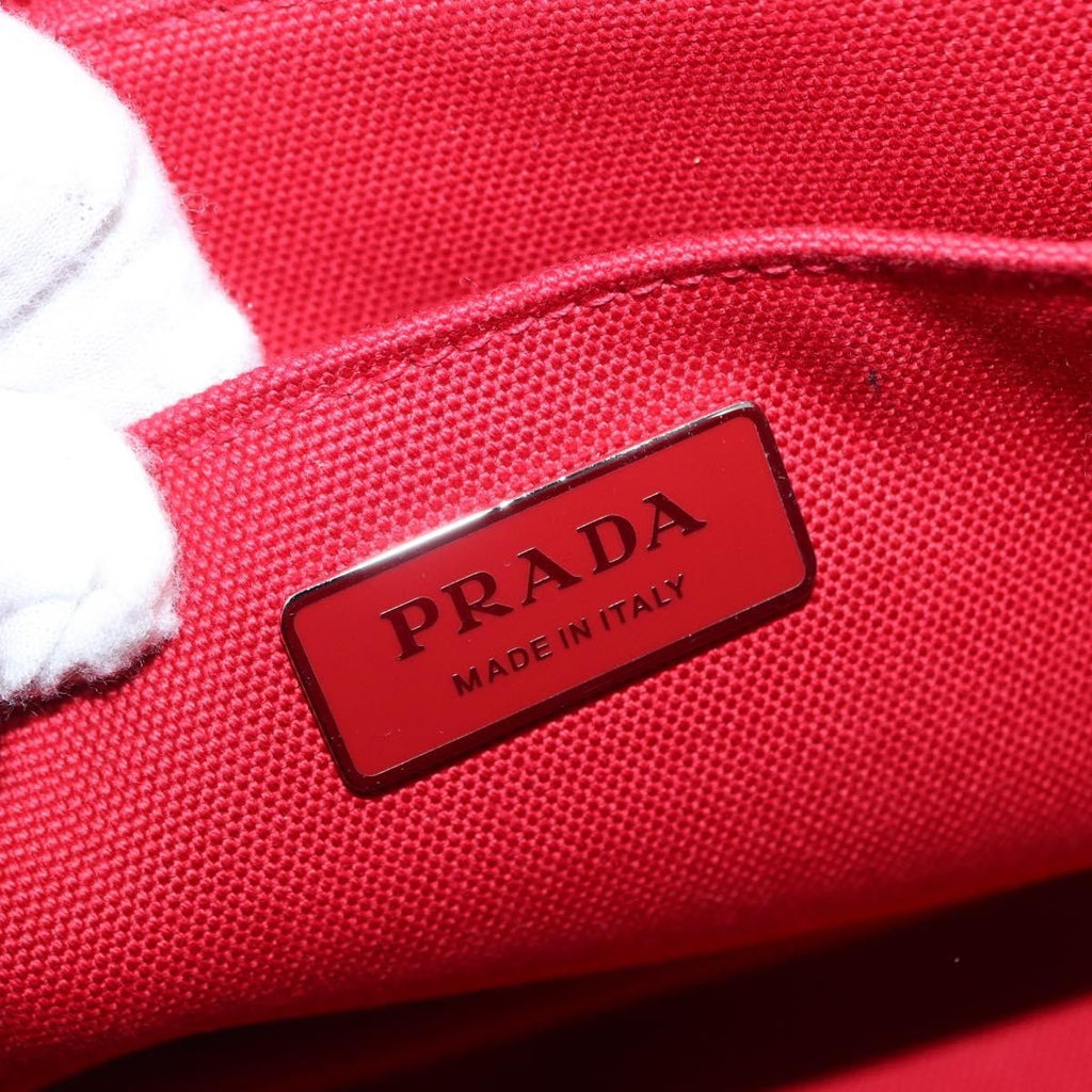 Prada Canapa Convertible Tote Canvas With Applique Blue Canvas Tote Bag Bag
