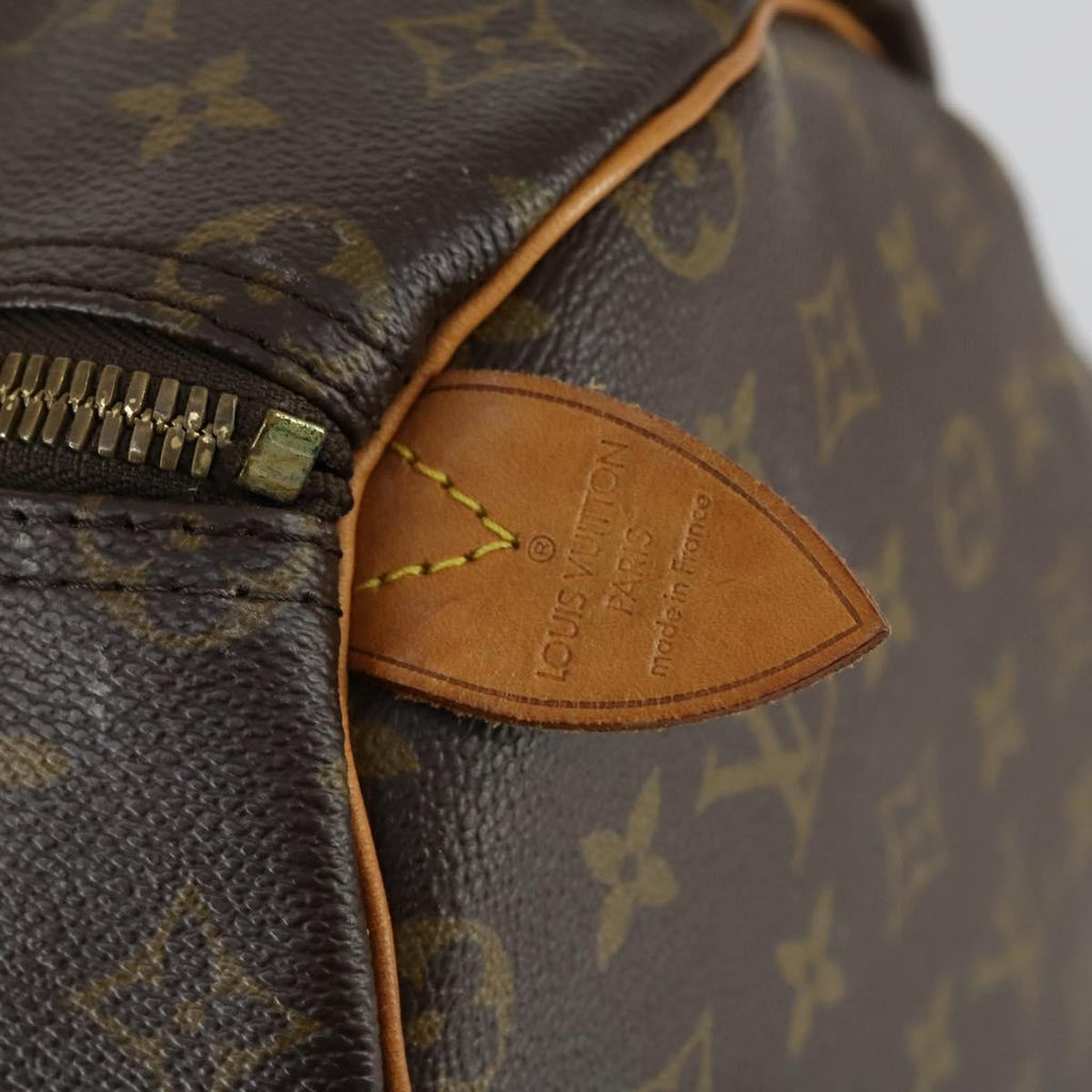 Louis Vuitton Keepall Bag Monogram Canvas Brown Canvas Travel Bag