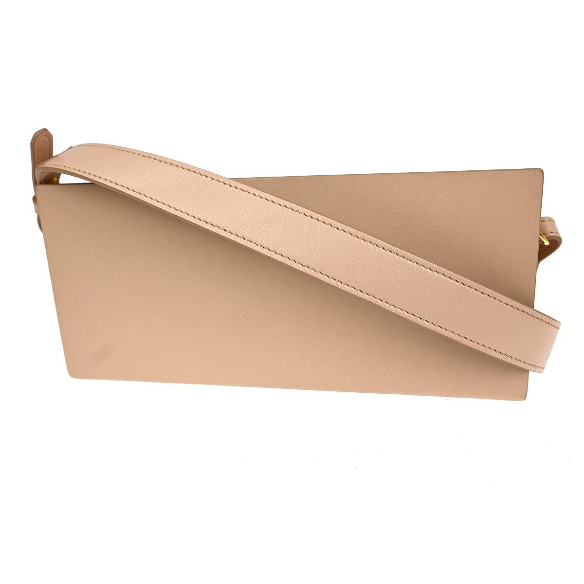Fendi Logo Horizontal Box Crossbody Bag Leather Pink Leather Shoulder Bag Bag