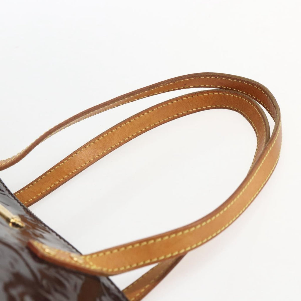 Louis Vuitton Bellevue Handbag Monogram Vernis Burgundy Patent_Leather Tote Bag