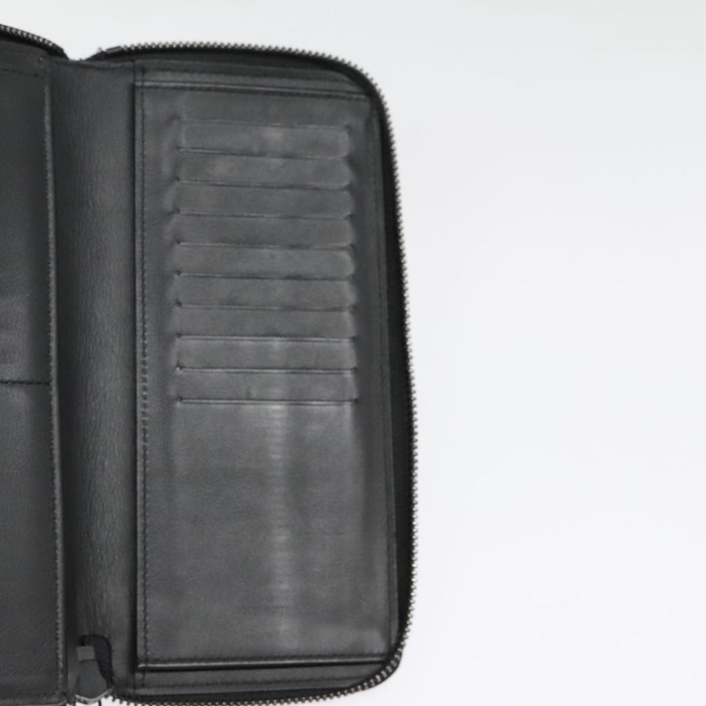 Louis Vuitton Zippy Wallet Vertical Monogram Shadow Leather Black Leather Wallets Accessory