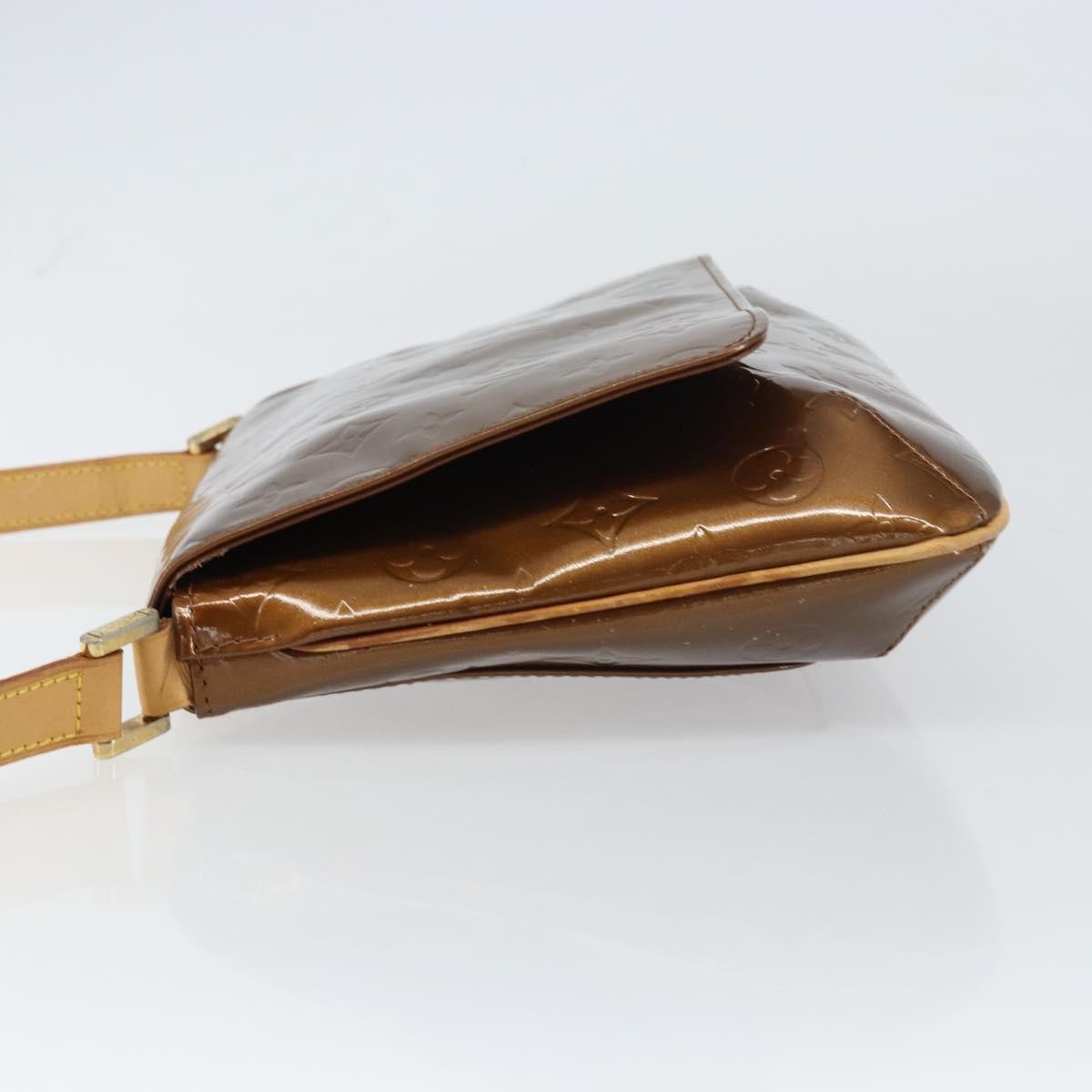 Louis Vuitton Thompson Street Handbag Monogram Vernis Brown Patent_Leather Shoulder Bag