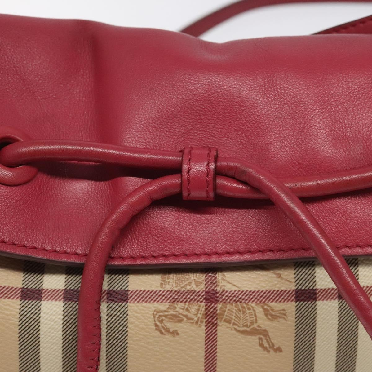 Burberry Nova Check Shoulder Bag Canvas And Leather Beige Pvc Shoulder Bag