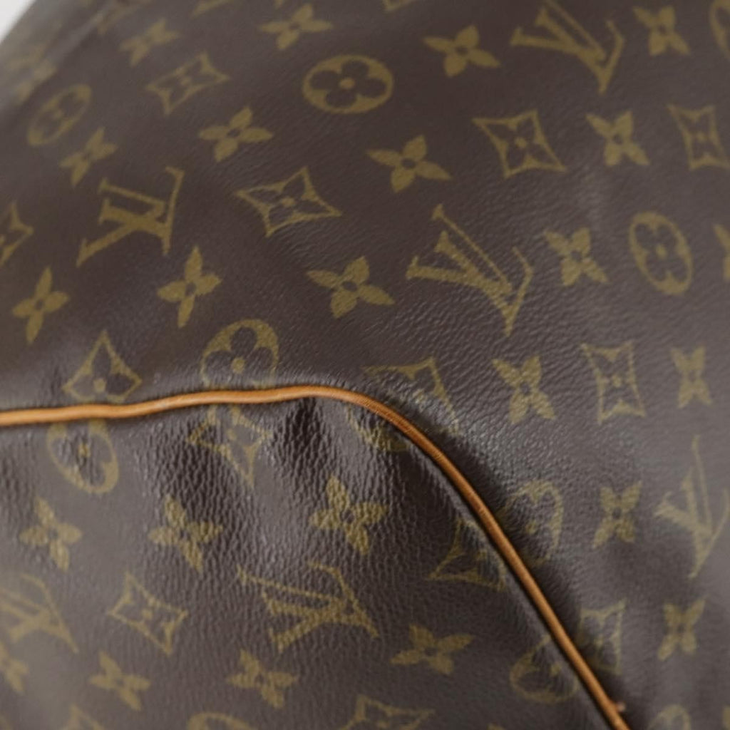Louis Vuitton Keepall Bag Monogram Canvas Brown Canvas Travel Bag