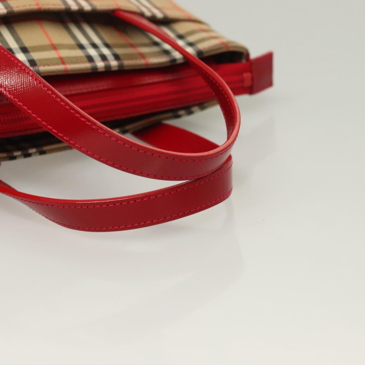 Burberry Nova Check Handbag Nova Check Canvas And Leather Beige Canvas Handbag