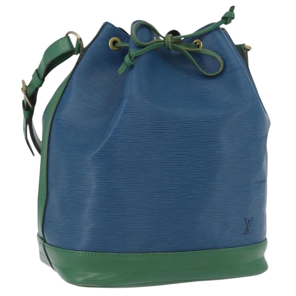 Louis Vuitton Bicolor Noe Handbag Epi Leather Blue Leather Shoulder Bag
