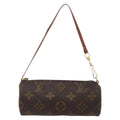 Louis Vuitton Papillon Pochette Monogram Canvas Brown Canvas Clutche & Pouche Bag