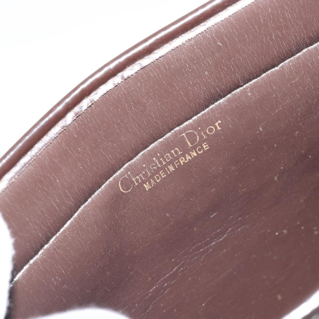 Christian Dior Vintage Trotter Pouch Canvas Brown Canvas Clutche & Pouche Bag (Pre-Owned)